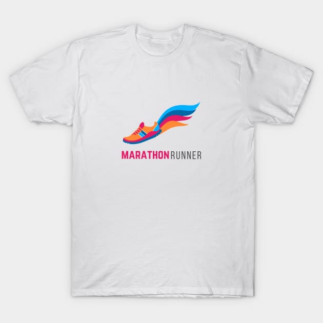 Marathon Runner - Chicago Marathon Collection T-Shirt by ThreadsVerse
